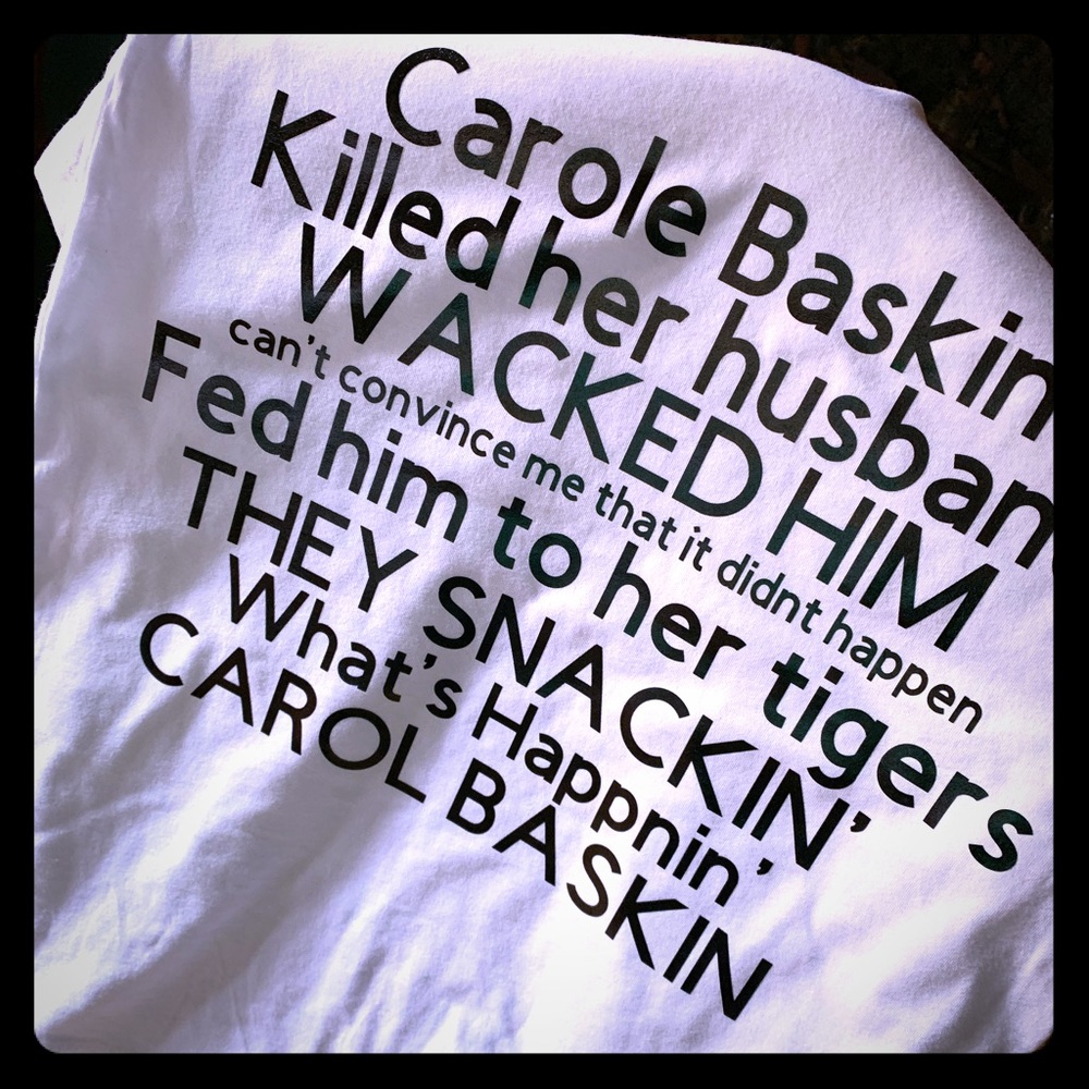 New tiger king shirt